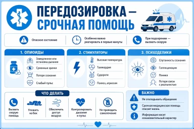 Помощь при передозировке в Городище