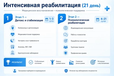 Реабилитация за 21 день в Городище